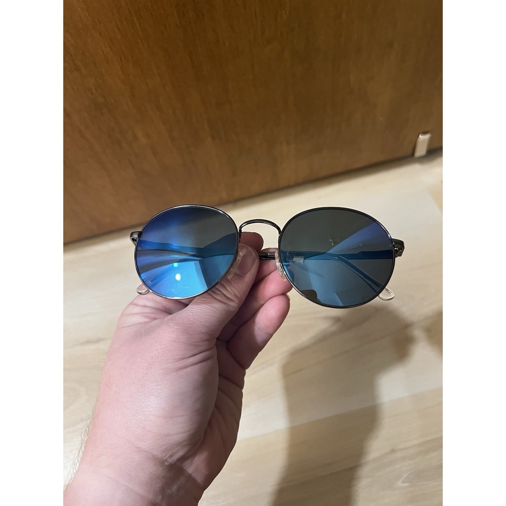 Suncloud‎ Bridge City Sunglasses, Gunmetal Frame, Polarized Blue Mirror Lens New